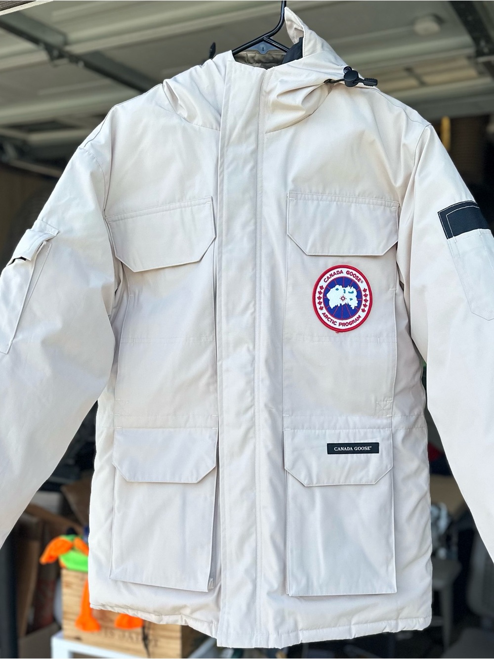 Canada Goose Fusion Parka in Light Beige